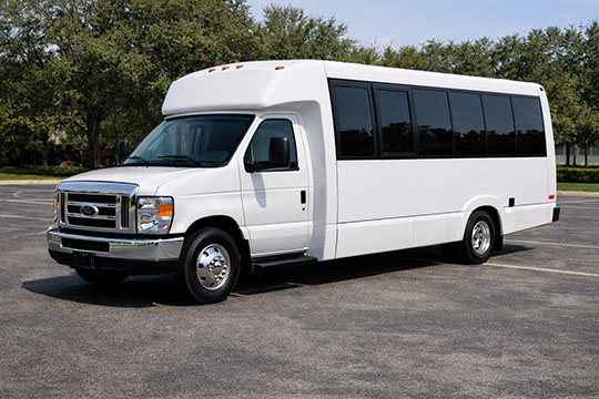 18-passenger minibus available for charter in Covington, GA